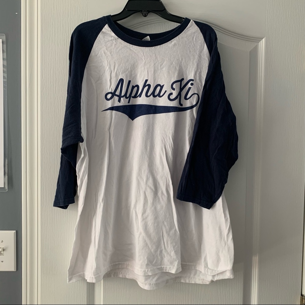 GILDEN SORORITY ALPHA XI DELTA BASEBALL TEE